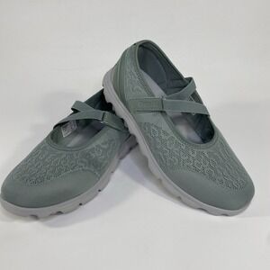Propét Women's Sz 10 TravelActiv Lily Pad Mary Jane Mesh Slip On W5103